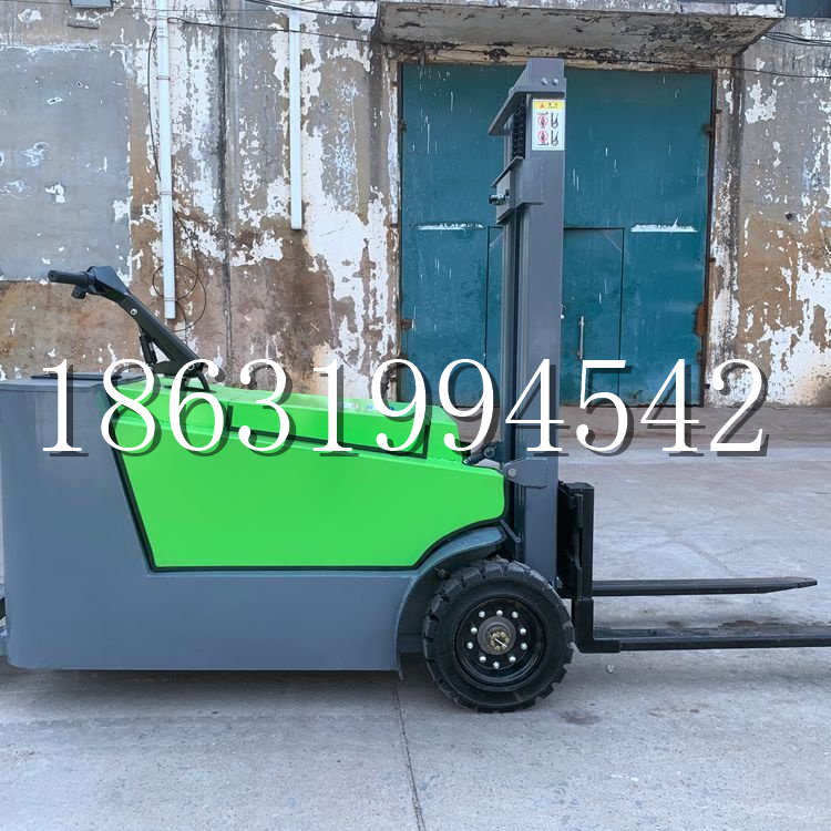 图们市小型电动叉车1吨2吨步行站驾式电瓶堆高充电装卸车液压升降车铲车
